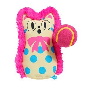 NWT Bark Purrfect Pitch 2-in-1 Squeaking Dog Toy